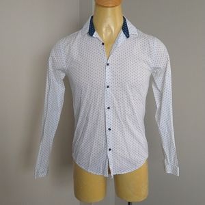 Zara Man Medium Slim Fit White Button Down